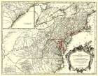 Northeastern Coast North America - Vaugondy 1755 Art Print