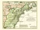 Great Britain Colonies North America - Tirion 1755 Art Print