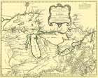 Western Part of New France Or Canada 1755 Art Print by Unknown