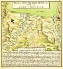 Plan of Fort William Henry at Lake George 1750 Art Print by Unknown