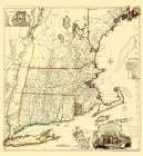 Massachusetts, New Hampshire, Connecticut, RI Art Print by Unknown