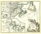 New France Canada - Vaugondy 1755 Art Print