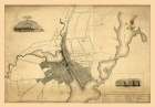 Providence Rhode Island - Anthony 1823 Vintage Print