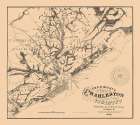 Charleston South Carolina - Blunt 1862 Vintage Print
