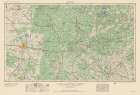 Abilene Texas Quad - USGS 1954 Art Print