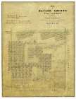 Baylor County Texas - Walsh 1859 Vintage Print