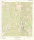 Caiman Creek NE Texas Quad - USGS 1974 Art Print