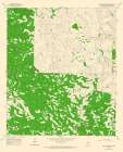 Collins Creek SW Texas Quad - USGS 1965 Art Print