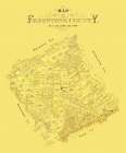 Freestone County Texas - Blau 1888 Vintage Print