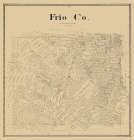 Frio County Texas - Beaumont 1893 Vintage Print