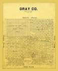 Gray County Texas - 1889 Art Print by Unknown