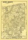 Hunt County Texas - Walsh 1879 Vintage Print