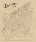 Leon County Texas - Walsh 1879 Art Print