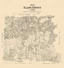 Llano County Texas - Walsh 1879 Art Print