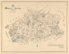 Madison County Texas - Walsh 1879 Art Print