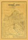 Montague County Texas - Rosenberg 1858 Vintage Print