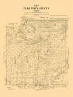 Palo Pinto County Texas - Walsh 1879 Art Print