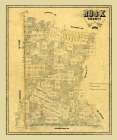 Rusk County Texas - Pressler 1861 Vintage Print