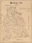 Sabine County Texas - Walsh 1879 Art Print