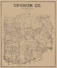 Upshur County Texas - Pressler 1897 Vintage Print