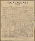 Young County Texas - Clark 1897 Art Print