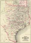 Texas - Cram 1875 Art Print