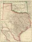 Texas and Indian Territory - Rand McNally 1879 Art Print