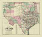 Texas - Colton 1872 Art Print