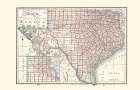 Texas - Rathbun 1893 Art Print