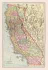 California - Cram 1892 Art Print