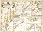 Plantations of the English in America 1700 Art Print by Unknown