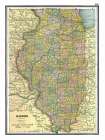 Illinois - Johnson 1888 Art Print