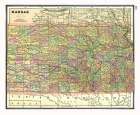 Kansas - Johnson 1888 Art Print