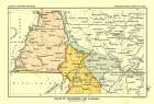 Tennessee - Alabama - Hoen 1896 Art Print