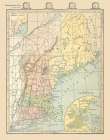 Northeast United States - Monteith 1882 Art Print