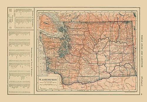 Washington - Reynold 1921 Vintage Print