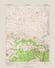 Cisco Utah Quad - USGS 1958 Art Print