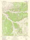 Dragon Utah Quad - USGS 1968 Art Print