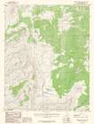Horse Pasture Mesa Utah Quad - USGS 1987 Art Print