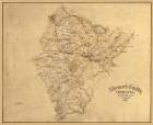 Albemarle County Virginia - Hotchkifs 1867 Art Print
