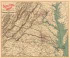 Battle Fields Virginia - 1891 Art Print by Unknown