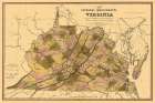 Internal Improvements Virginia - Crozet 1848 Art Print