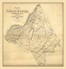 Nelson County Virginia - Hotchkiss 1866 Art Print