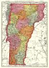 Vermont - Rand McNally 1904 Art Print