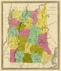 Vermont, New Hampshire - Greenleaf 1840 Art Print