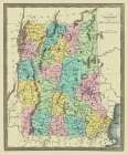Vermont, New Hampshire - David Burr 1835 Art Print