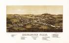 Menomonee Falls Wisconsin - Norris 1886 Vintage Print
