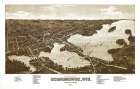 Oconomowoc Wisconsin - Norris 1885 Vintage Print