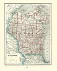 Wisconsin - Rathbun 1893 Art Print