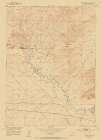 Graham Ranch Wyoming Quad - USGS 1951 Vintage Print